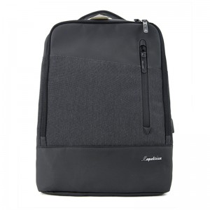 19SA-7840M Новое поступление PU с нейлоновым водонепроницаемым рюкзаком для ноутбука 15-дюймовый рюкзак для ноутбука с зарядкой USB
